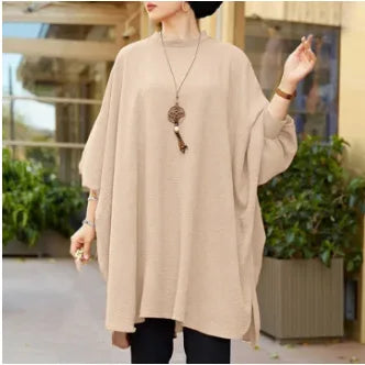 2026 Women's Muslim Blouses Elegant Solid Loose Casual O-neck Lantern Sleeve Pullover Tunic Tops Ramadan Abayas Blusas Mujer New